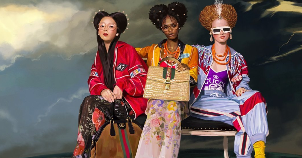 Gucci's new collection features an apple-shaped GG Monogram