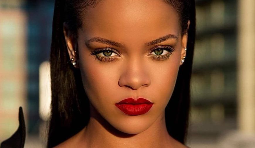 Rihanna's viral Halftime Show lipstick may be the reddest red ever