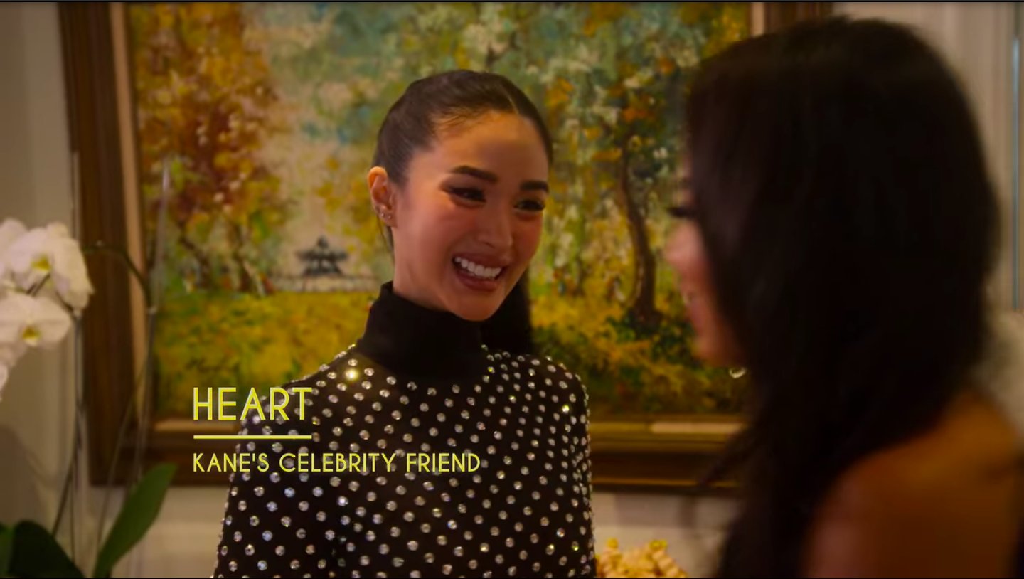 Heart Evangelista when asked if she's filming Crazy Rich Asians