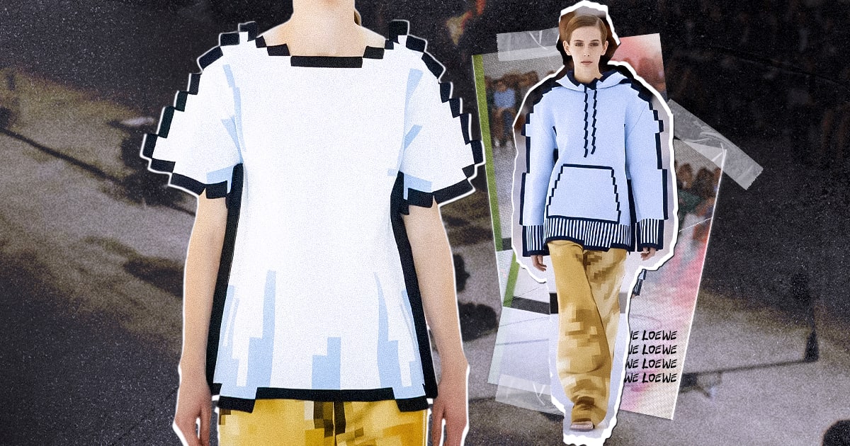 This Pixelated Clothing From 'Loewe' Looks Like Minecraft Pieces - XSM